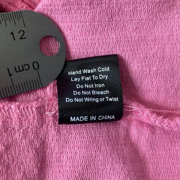 POL Clothing Washed Corduroy Trucker Jacket Pink Size Large - Picture 9 of 13